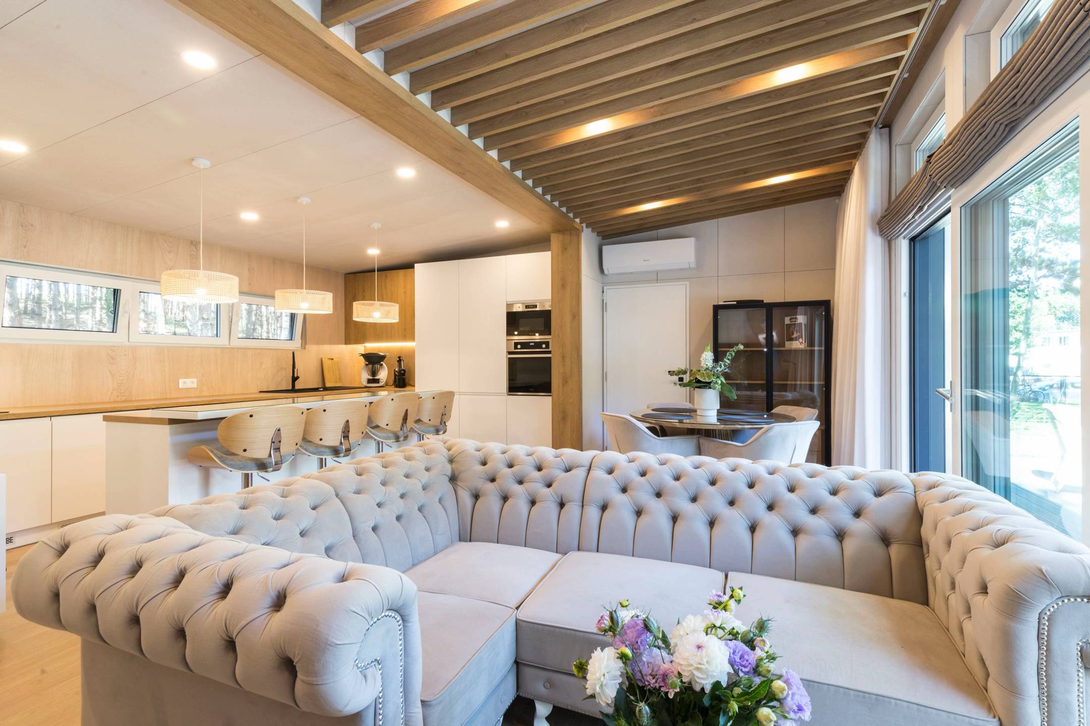 Casa Contenedor Premium – Ensamble 2 x 45 pies (67 m²)