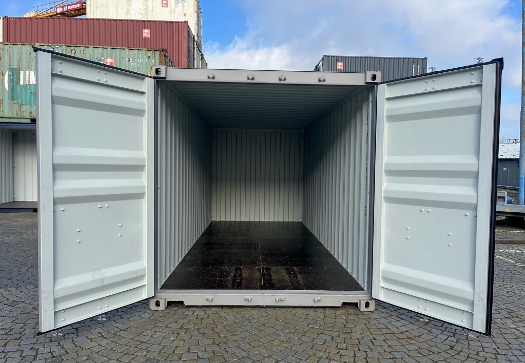 Contenedor Gris 20 Pies – IICL‑6 Número: HZKU 254671‑3